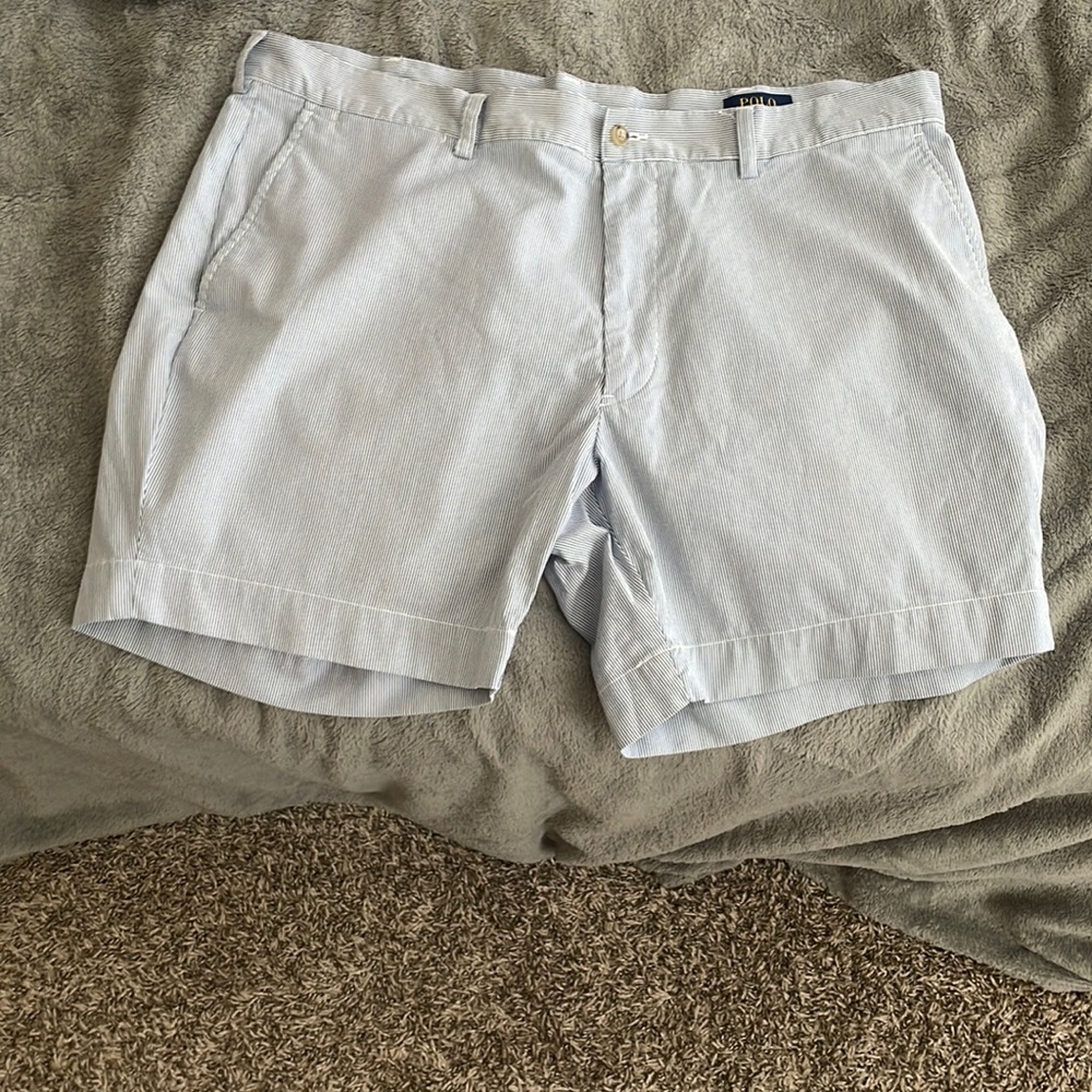 Blue and white striped men’s shorts size 40 POLO Ralph Lauren
